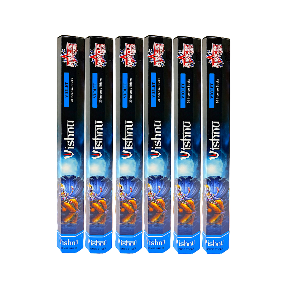 Miracle 365 Vishnu (6 tubes of 20 incense sticks each) - view 3
