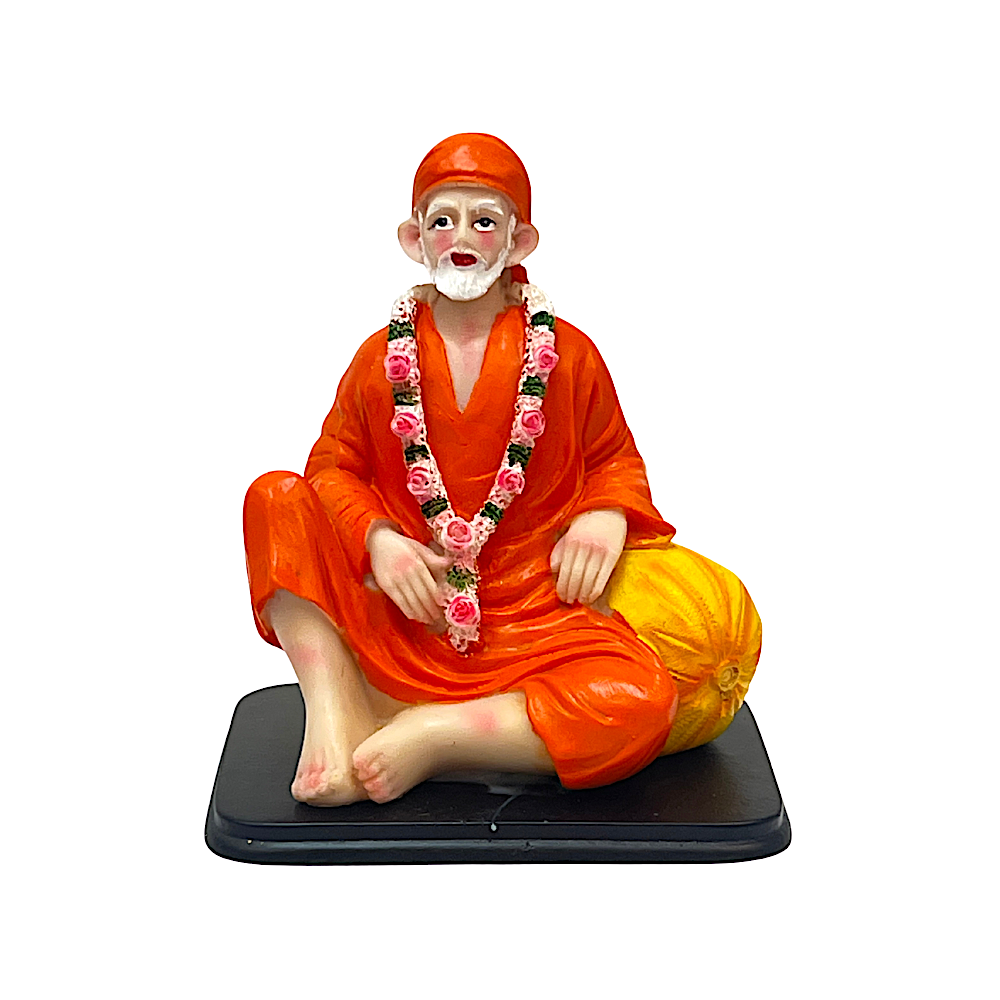 Lord Sai Baba Sitting 5 Inch Idol