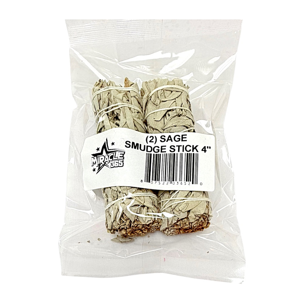 2 White Sage Smudge Sticks