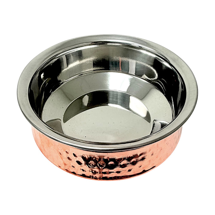 Copper Exterior/ Steel Interior Serving Handi, 8 Inch