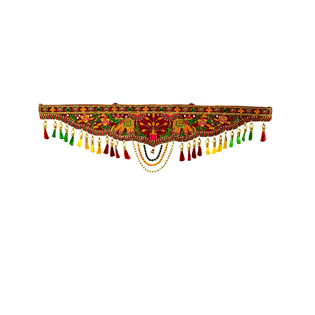 Door Hanging (toran) Fancy with Colorful Hanging Tassles