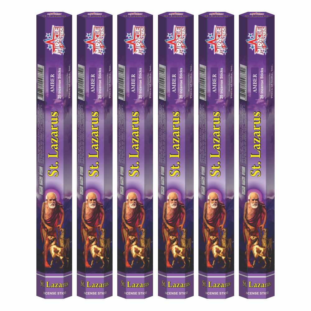 Miracle 365 San Lazaro Incense (20sticks * 6 tubes) 10 Packs - view 2