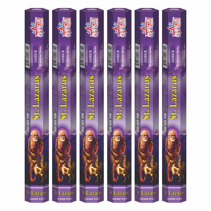 Miracle 365 San Lazaro Incense (20sticks * 6 tubes) 10 Packs - view 2