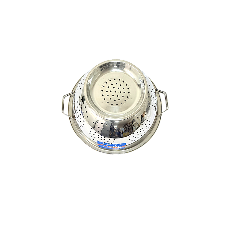 Colander Steel with Built in Stand 13.5 Inch - view 2