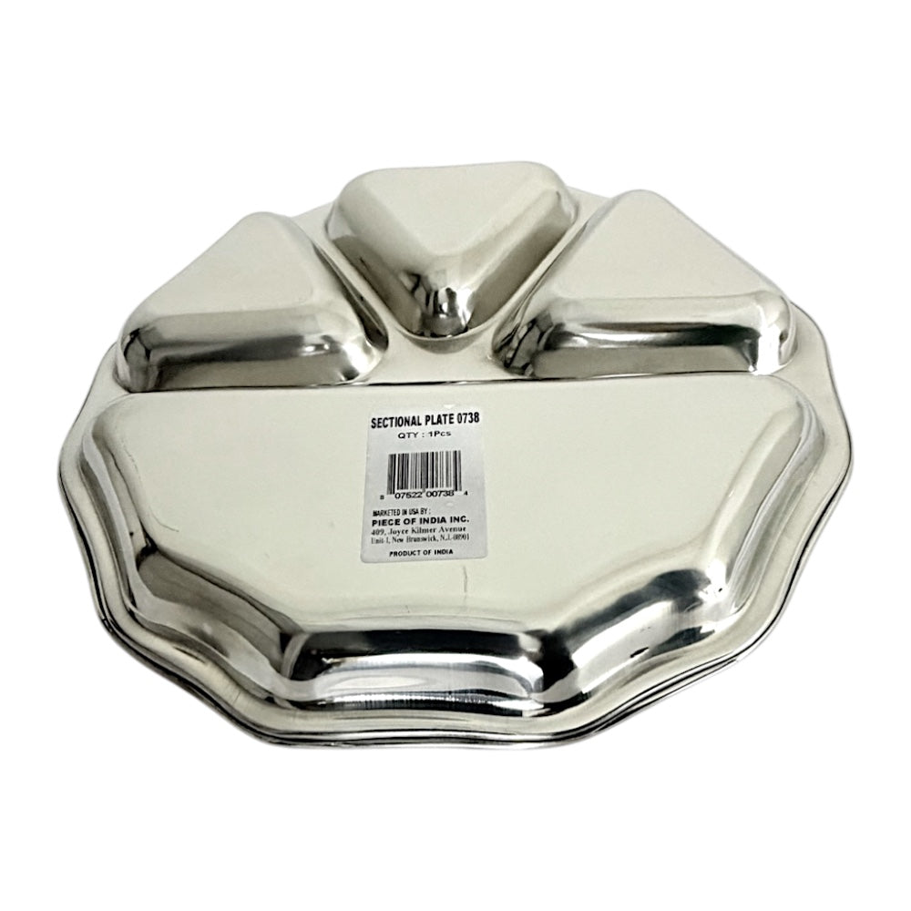 Lunch Tray 10 Sided 4 Sectional 11.5 Inch - view 3