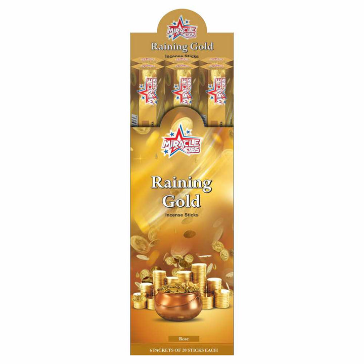 Miracle 365 Brand Raining Gold (20 incense sticks)