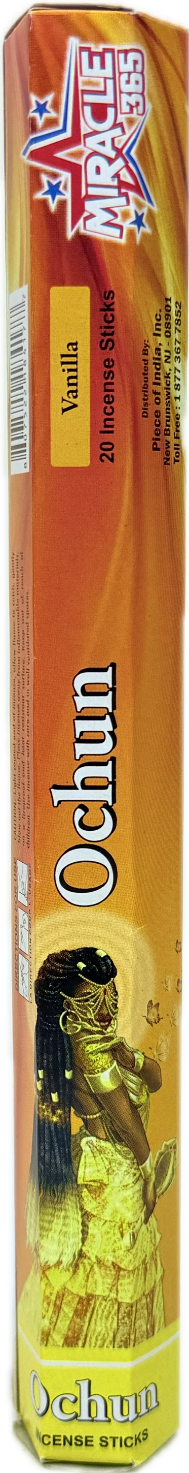 Ochun Incense Sticks (6 tubes of 20 sticks each) Vanilla - view 2