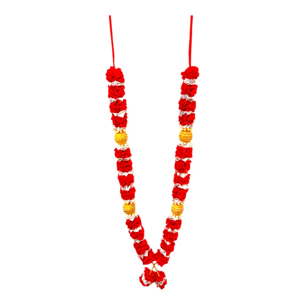 Garland 24 Inch Ruffles and Gold Disco Stops Yellow, Red,pink - view 4