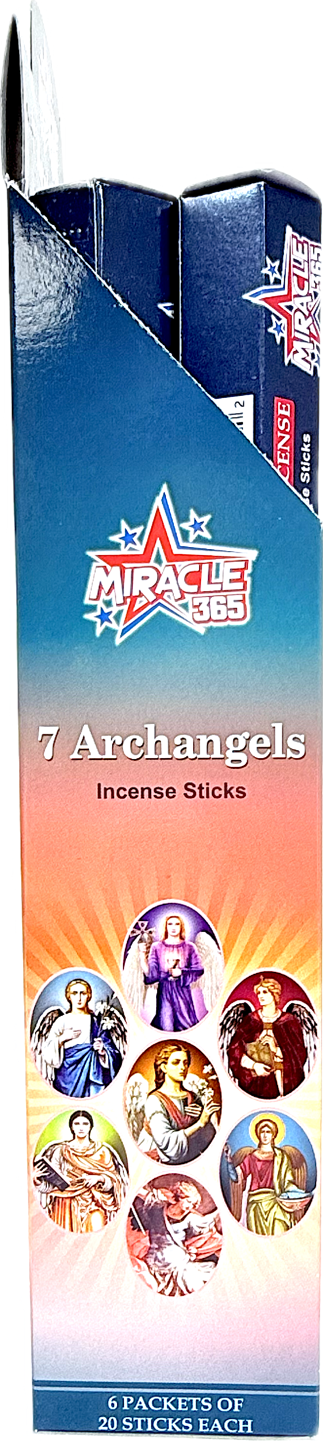 Miracle 365 Brand 7 Archangels (6 tubes of 20 sticks) Frag Frankincense