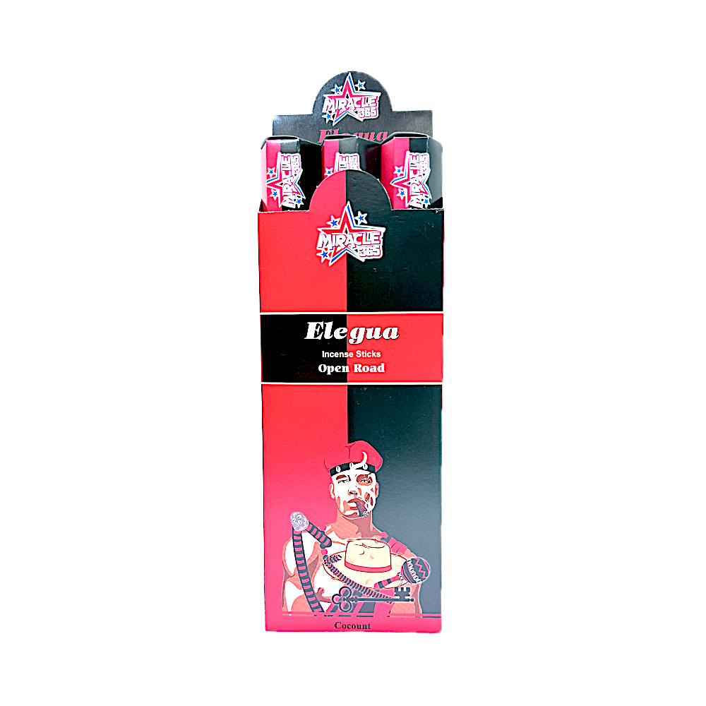 Elegua Incense Sticks-open Road (6 tubes of 20 sticks) Frag Rose - view 2