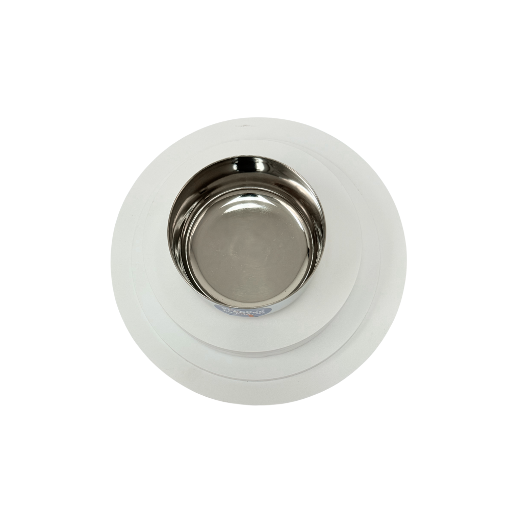Bowl Steel Med W 4 Inch H 2 Inch