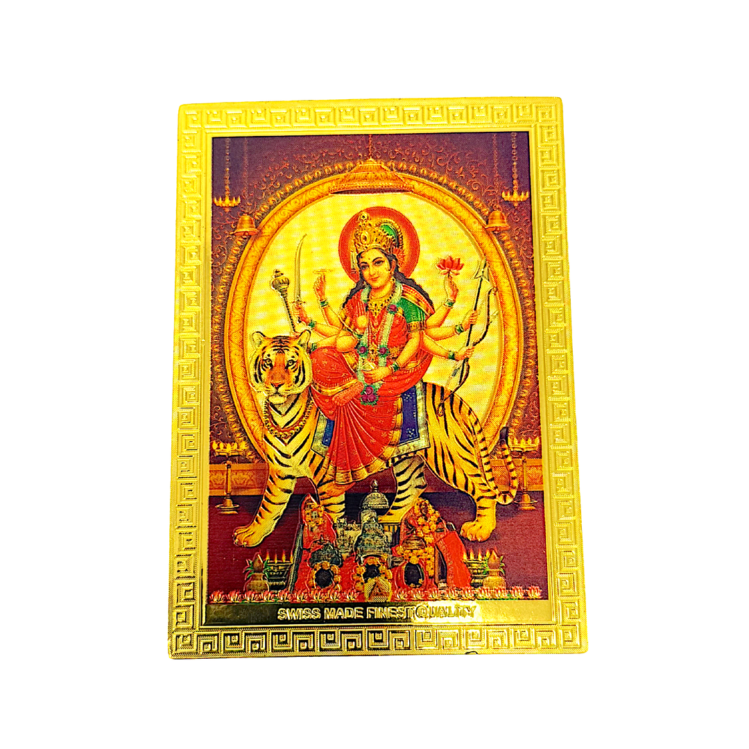 Fridge Magnet, in Gold Assorted Hindu Gods, 3.5x2.5 Inch - view 4