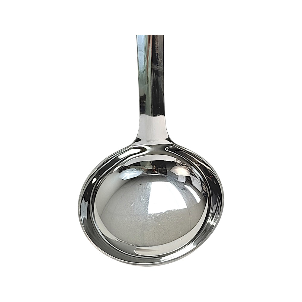 Super Shyne Stainless Steel Serving Ladle (Big) — Deep Bowl Soup &amp; Dal Spoon