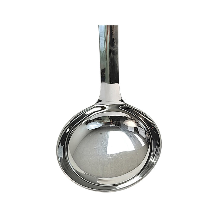 Super Shyne Stainless Steel Serving Ladle (Big) — Deep Bowl Soup &amp; Dal Spoon