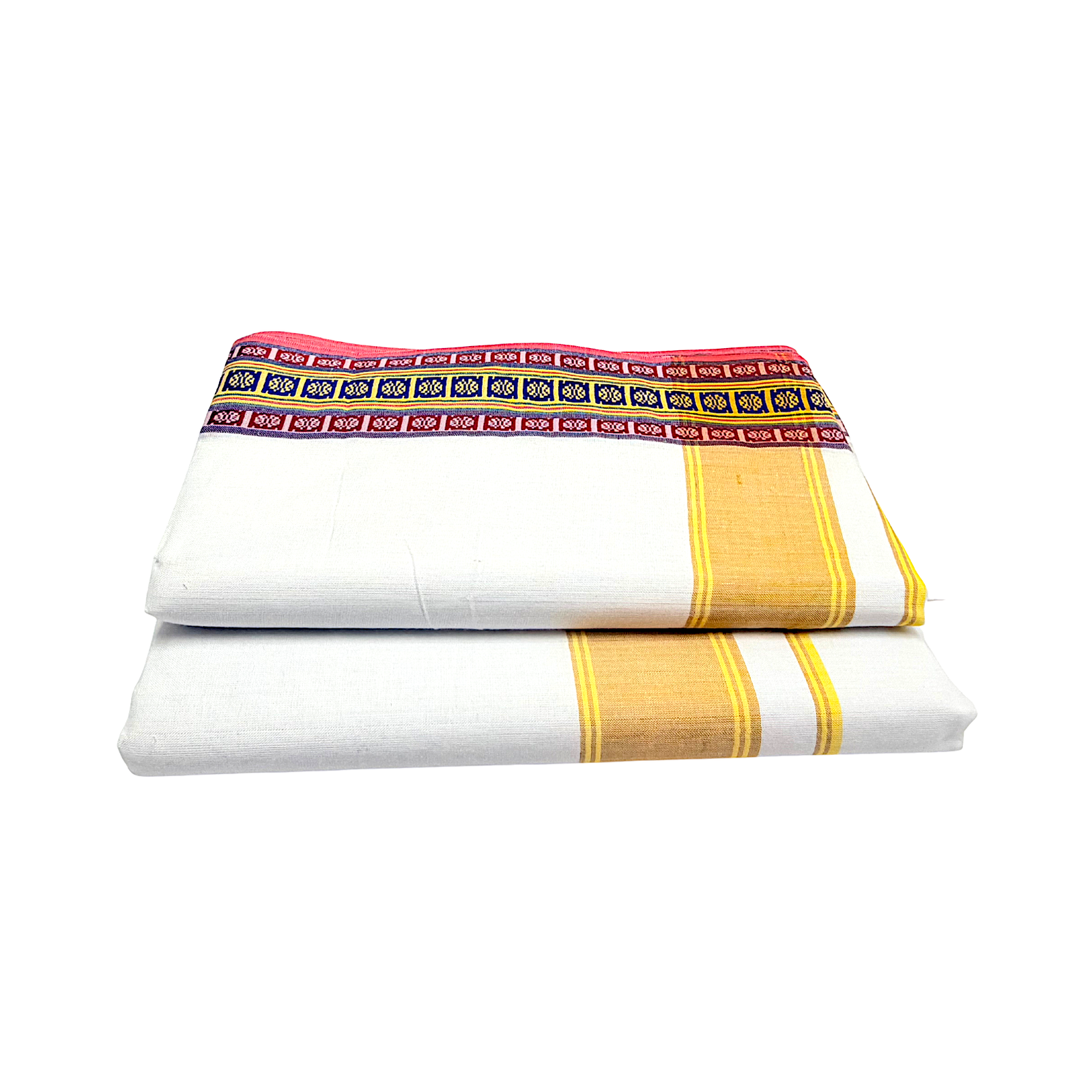 Cotton Dhoti with Border 4.5 Meter (each) - view 2