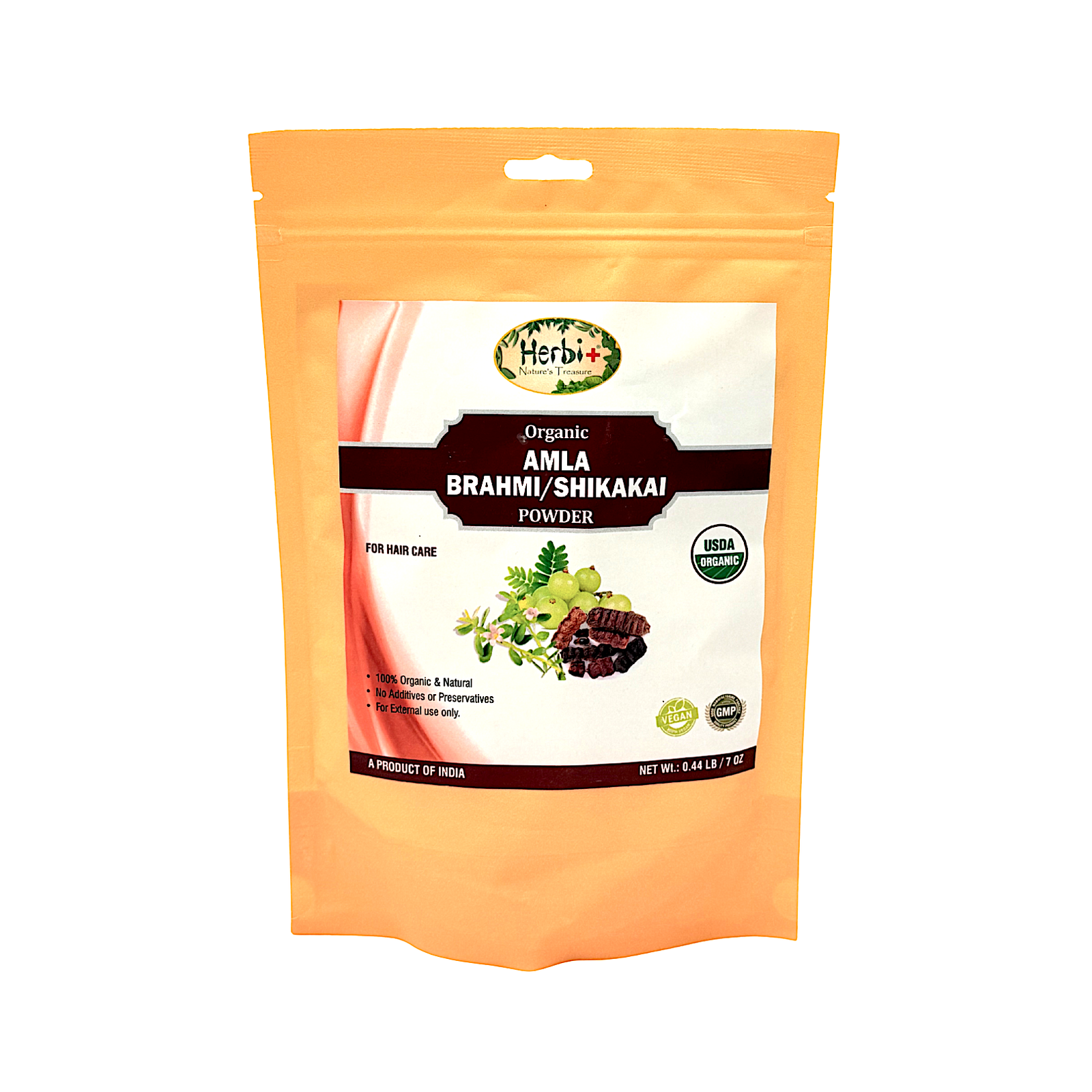 Organic Amla Brahmi/Shikakai Powder 200 g