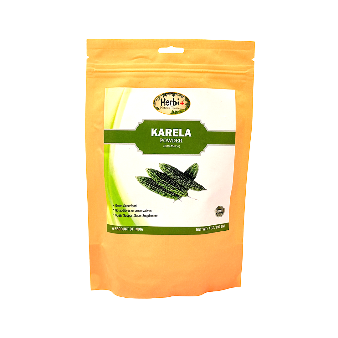 Herbi Plus Karela Powder 7 oz Bitter Melon Powder