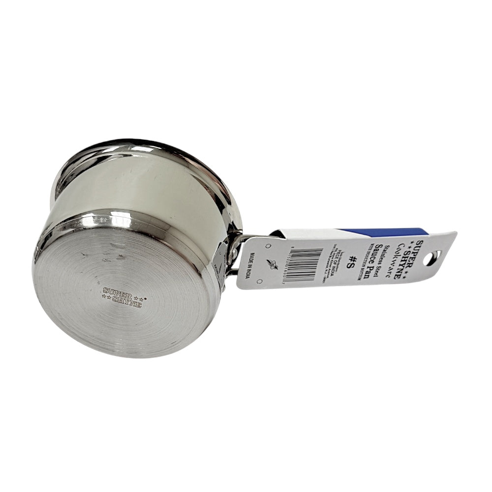 Sauce Pan Stainless Steel Heavy Bottom Dia 5.5 Inch, Ht 3 Inch