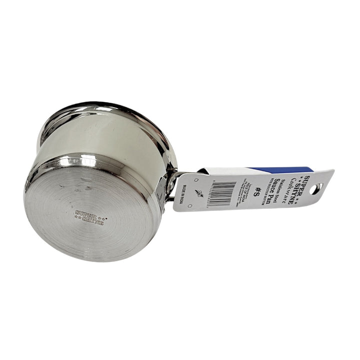 Sauce Pan Stainless Steel Heavy Bottom Dia 5.5 Inch, Ht 3 Inch