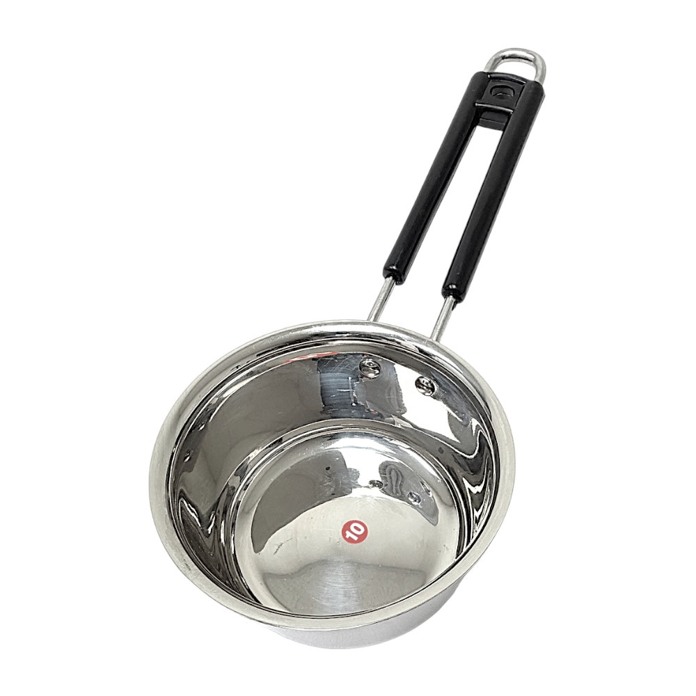 Sauce Pan Steel with Heavy Bottom, 6.25 Inch wide, 3.5 Inch high