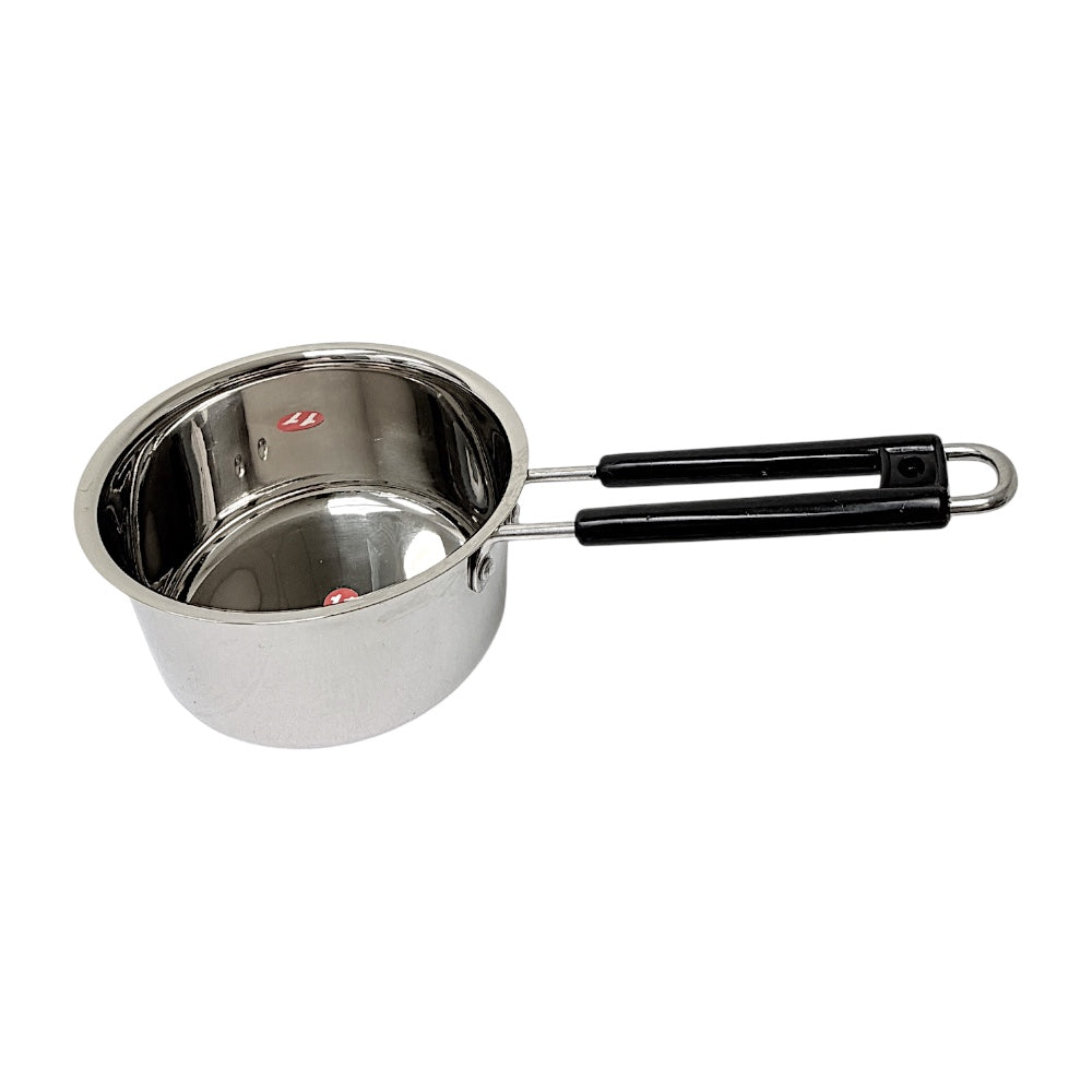 Sauce Pan Steel Heavy Bottom W: 7 Inch H:3.75 Inch