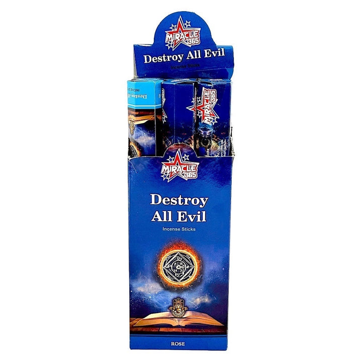 Miracle 365 Destroy All Evil (6 tubes of 20 incense sticks each) Rose - view 2