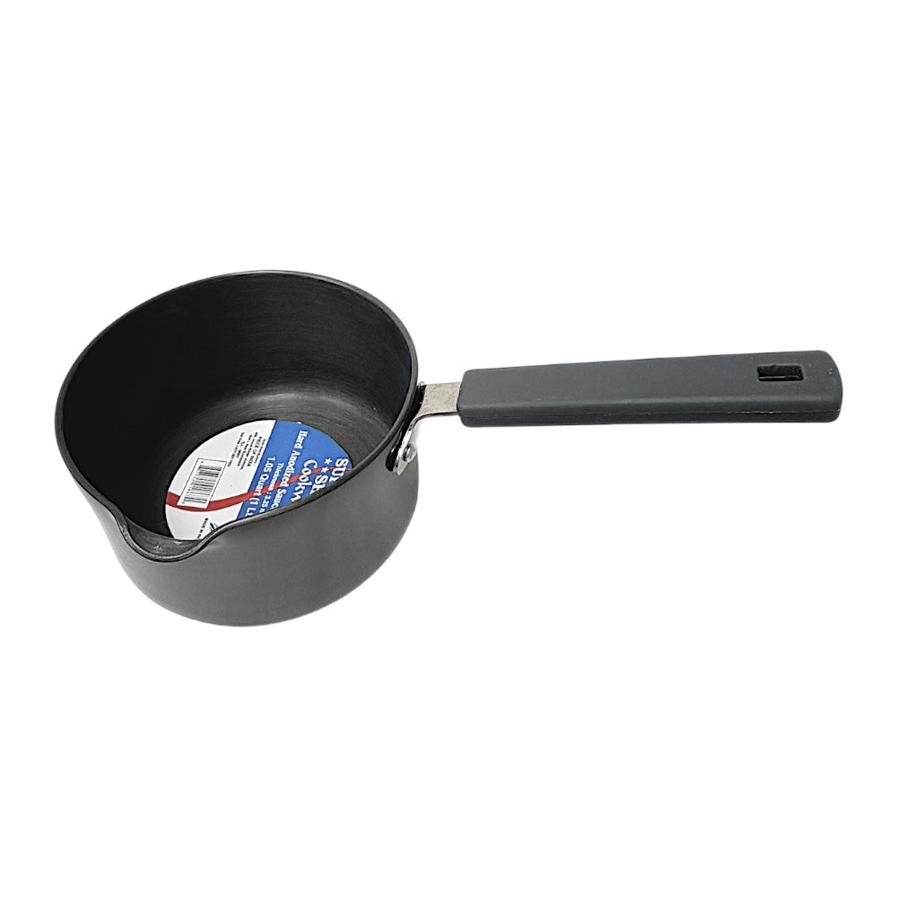 Sauce Pan Hard Anodized W Spout, 1 Qt (1lt)