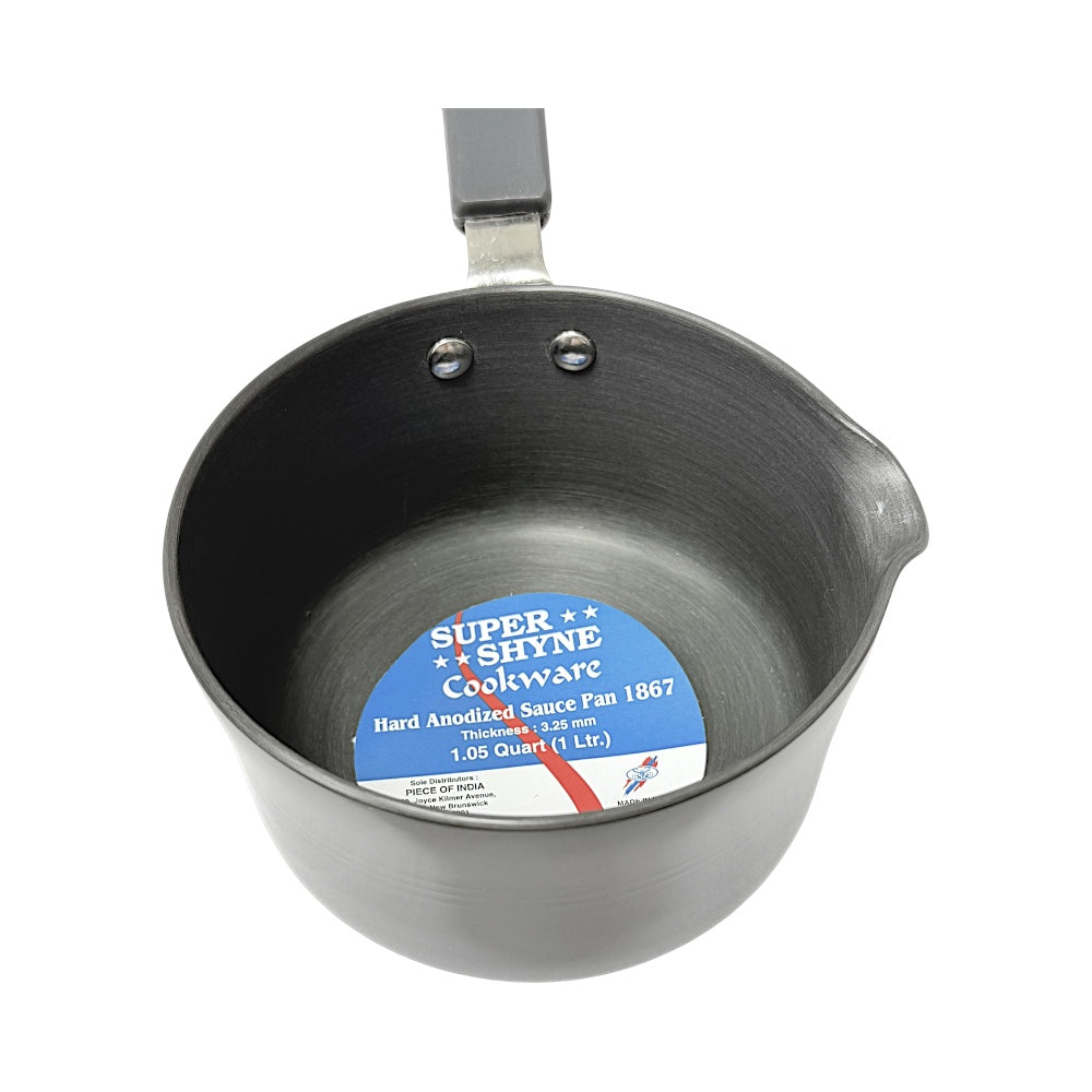Sauce Pan Hard Anodized W Spout, 1 Qt (1lt)