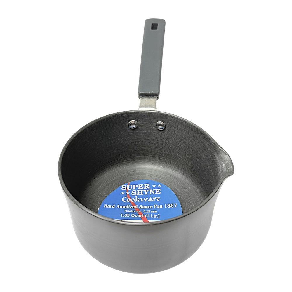 Sauce Pan Hard Anodized W Spout, 1 Qt (1lt)