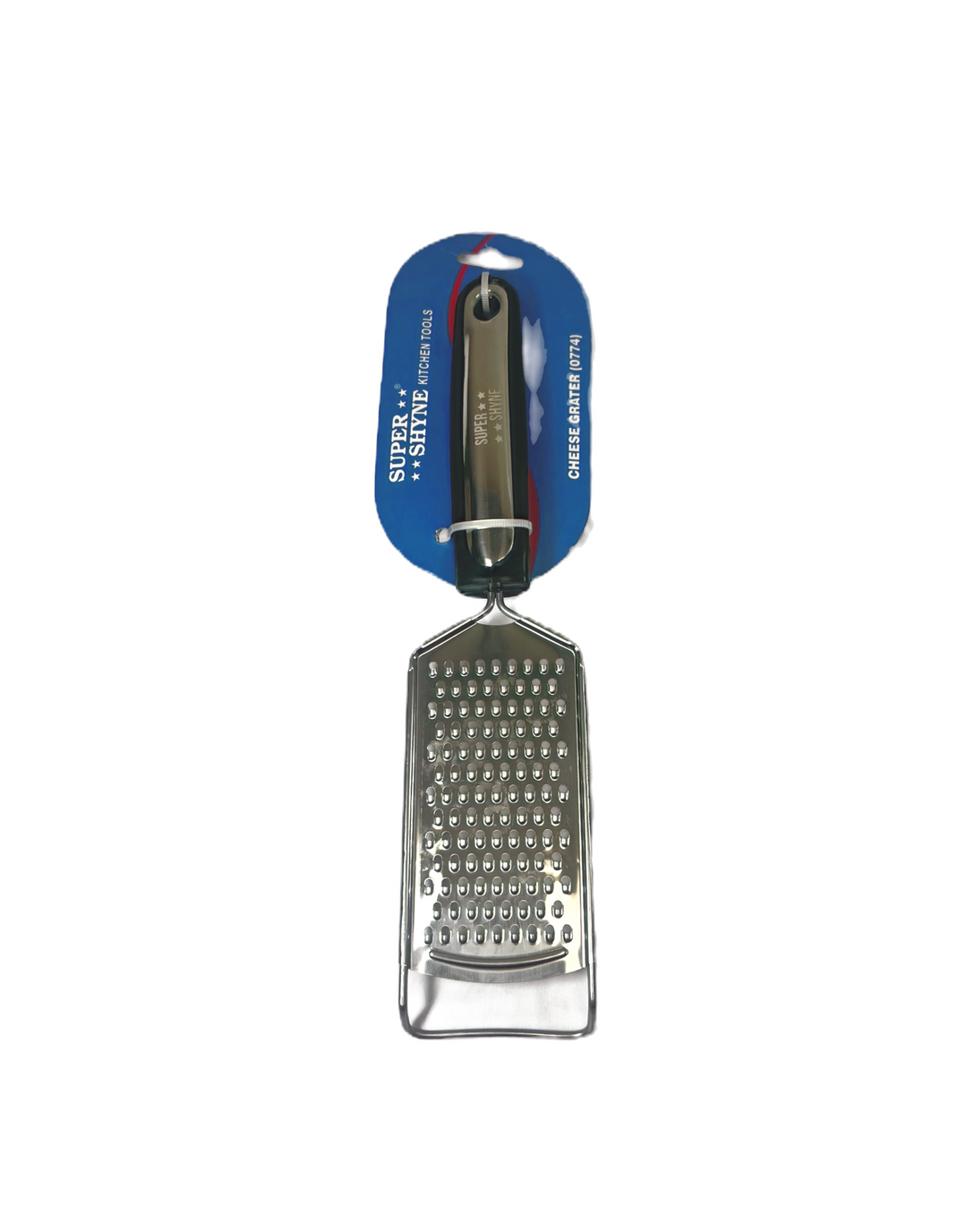 Cheese Grater 2 Inch by 4.5 Inch Sturdy Black Handle