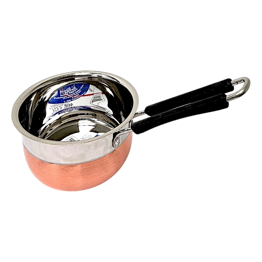 Sauce Pan Copper Bottom/stainless Steel 3.5 Inch H, 6.5 Inch Dia