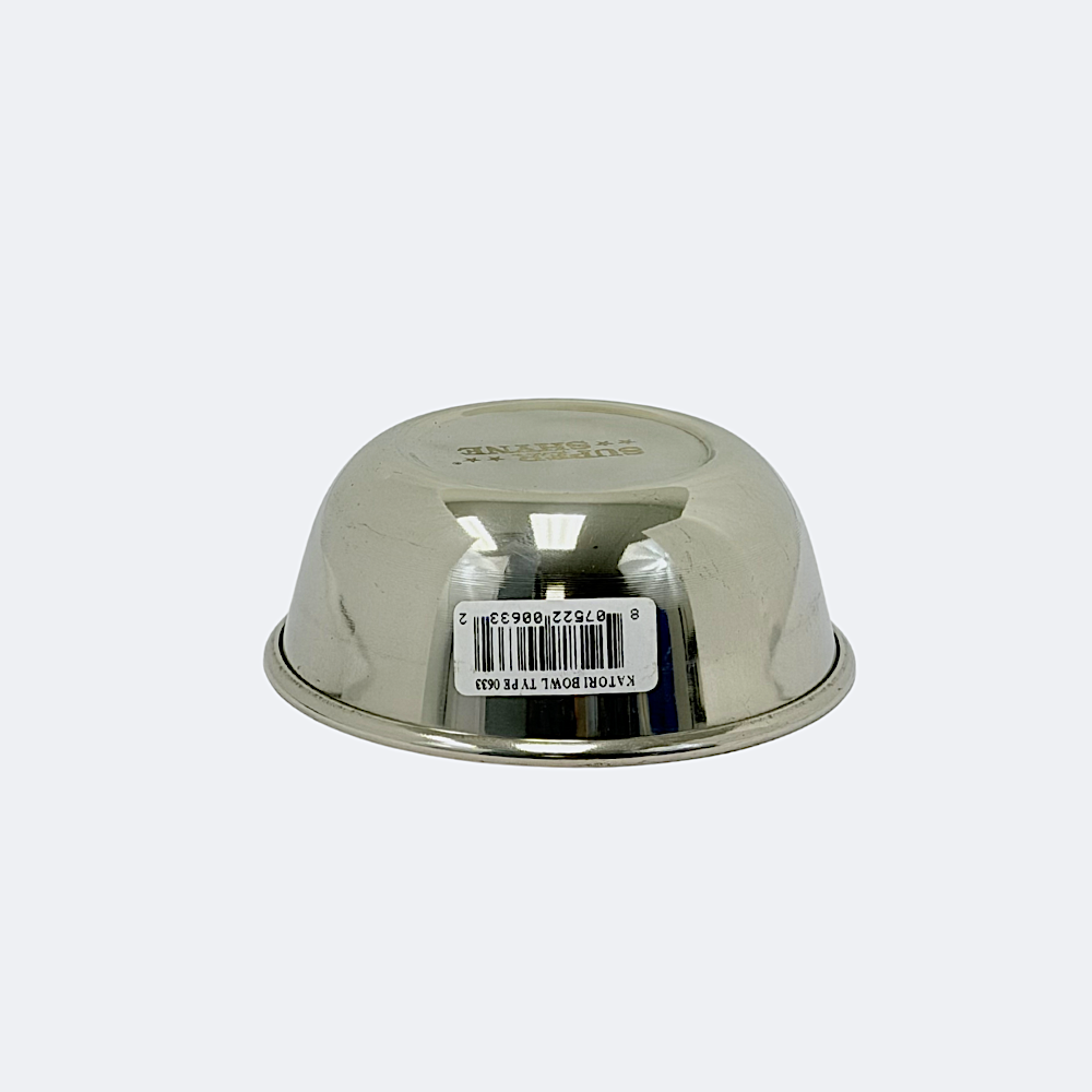 Bowl Steel Wide Mouth W 3.75 Inch H 1.5 Inch