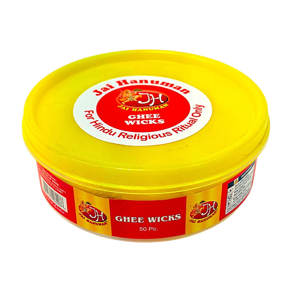 Round ghee wicks, pack of 50 - Medium