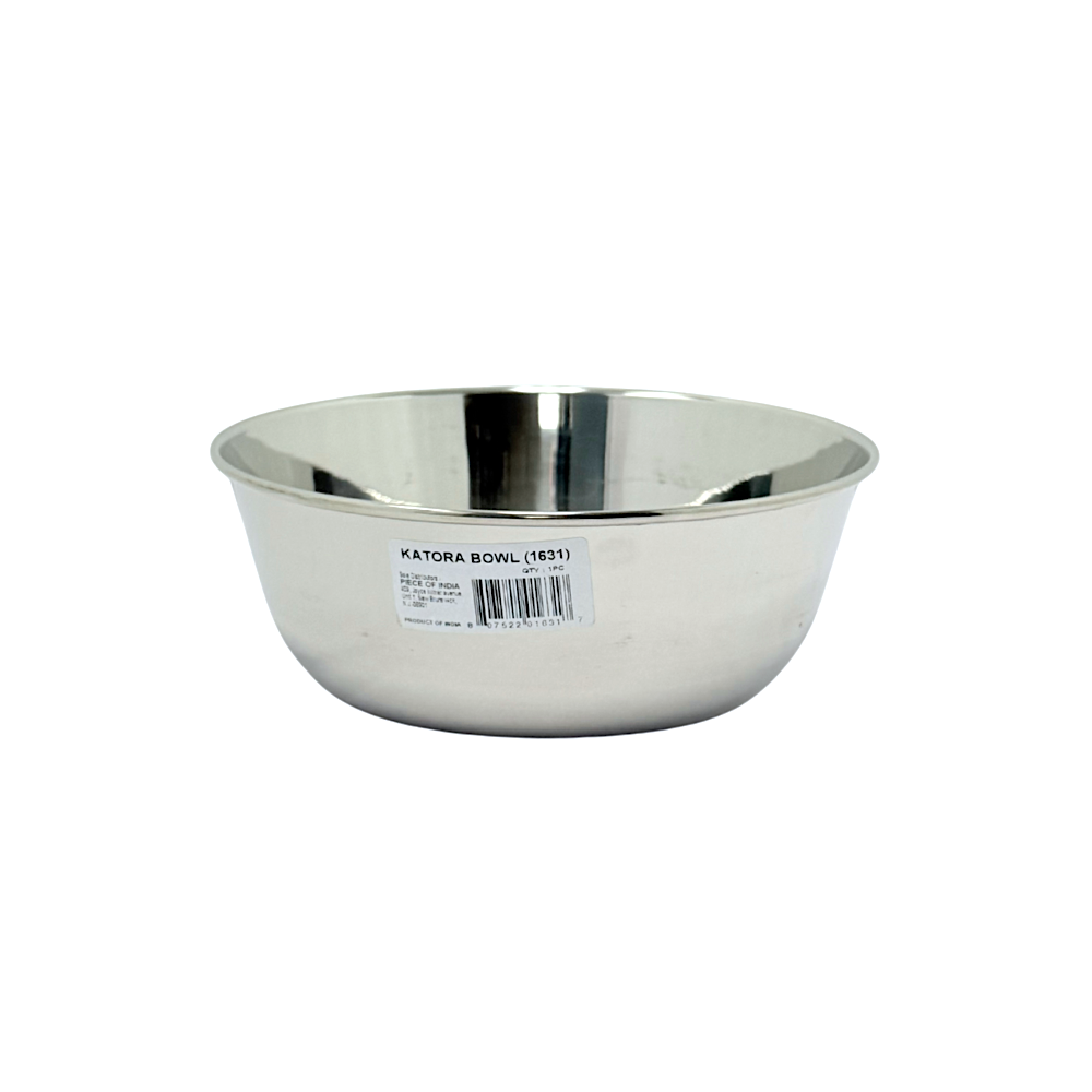 Bowl Steel W 7 Inch H: 3 Inch