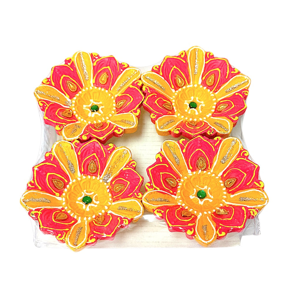 Colorful Diya (pack of 4) MG