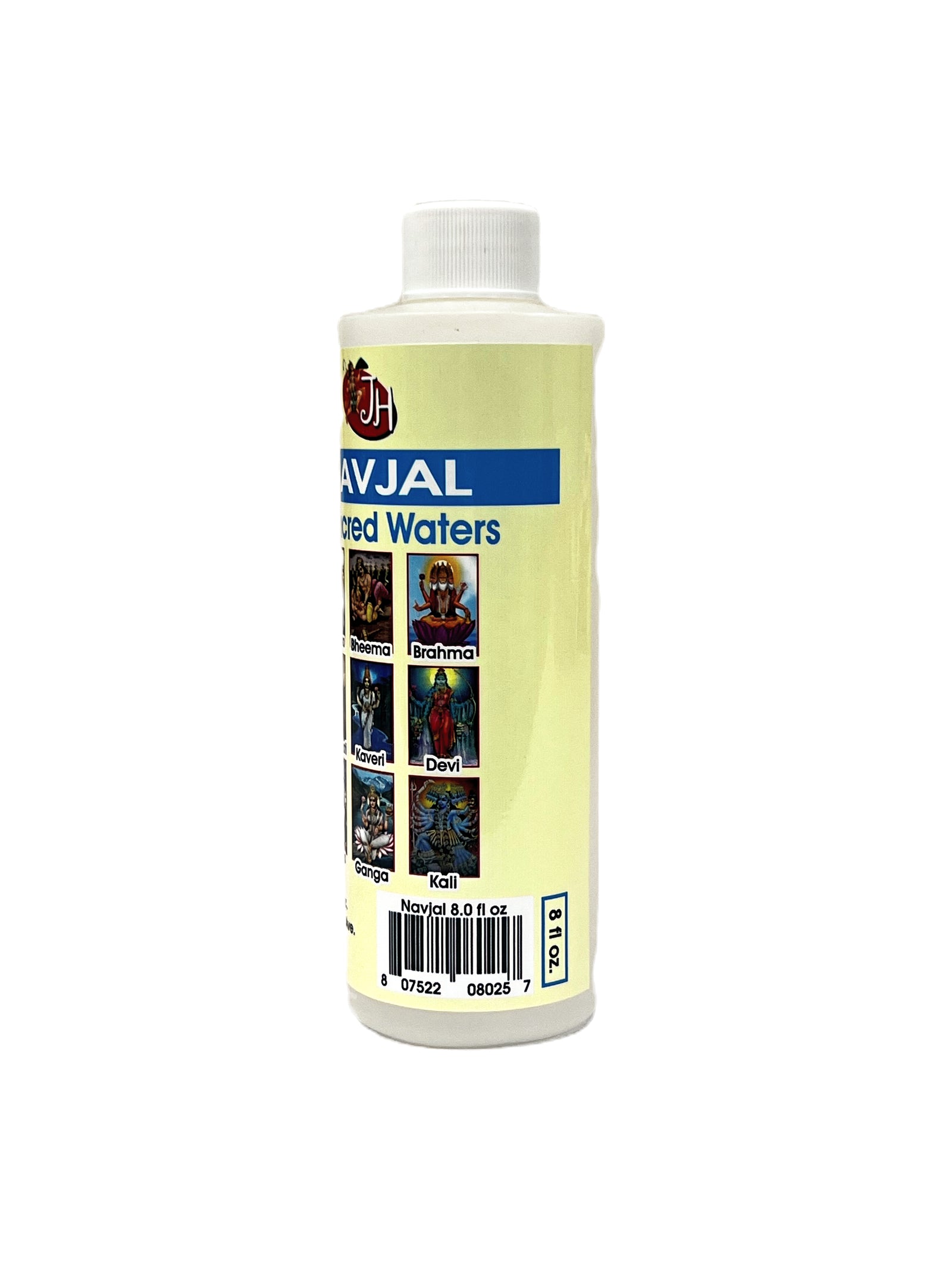 Navjal From 9 Sacred Indian Rivers for Pooja Navgreh 8.0 oz Bottles (Pack of 10 bottles) - view 2