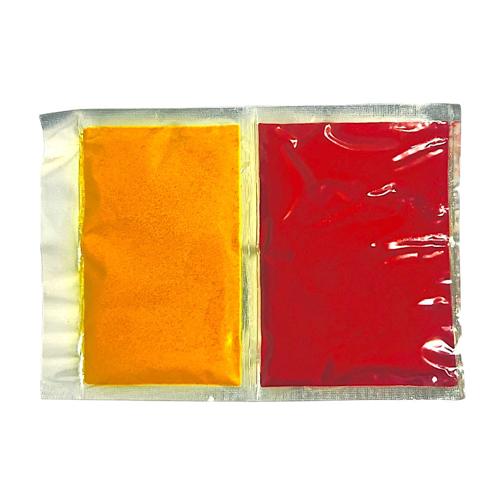 Jai Hanuman Brand Haldi Kum Kumin Twin Plastic Packs*24pc - view 2