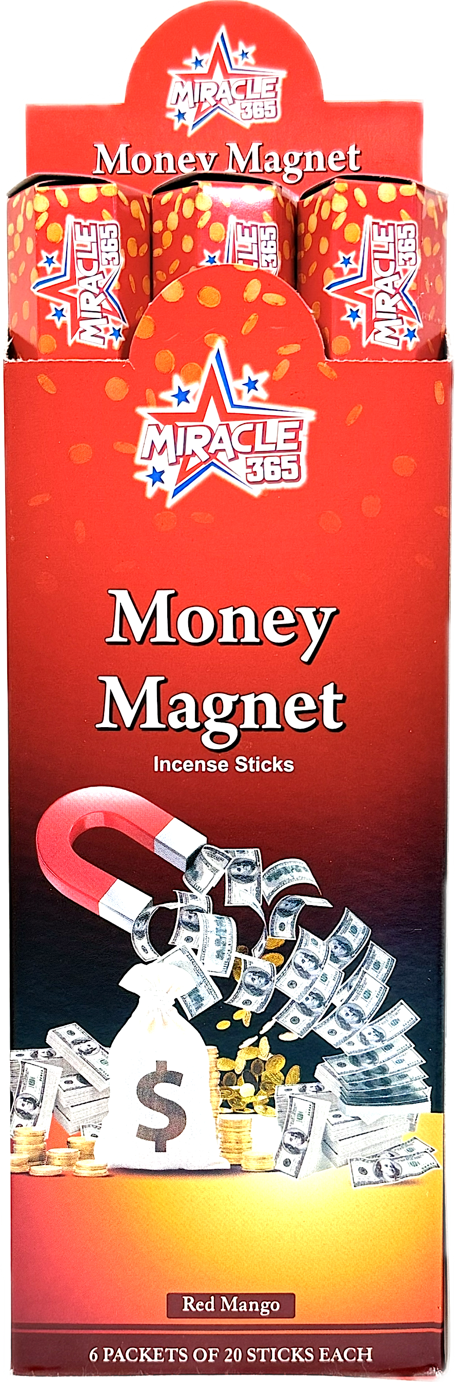 Miracle 365 Money Magnet (6 tubes of 20 sticks) - view 2