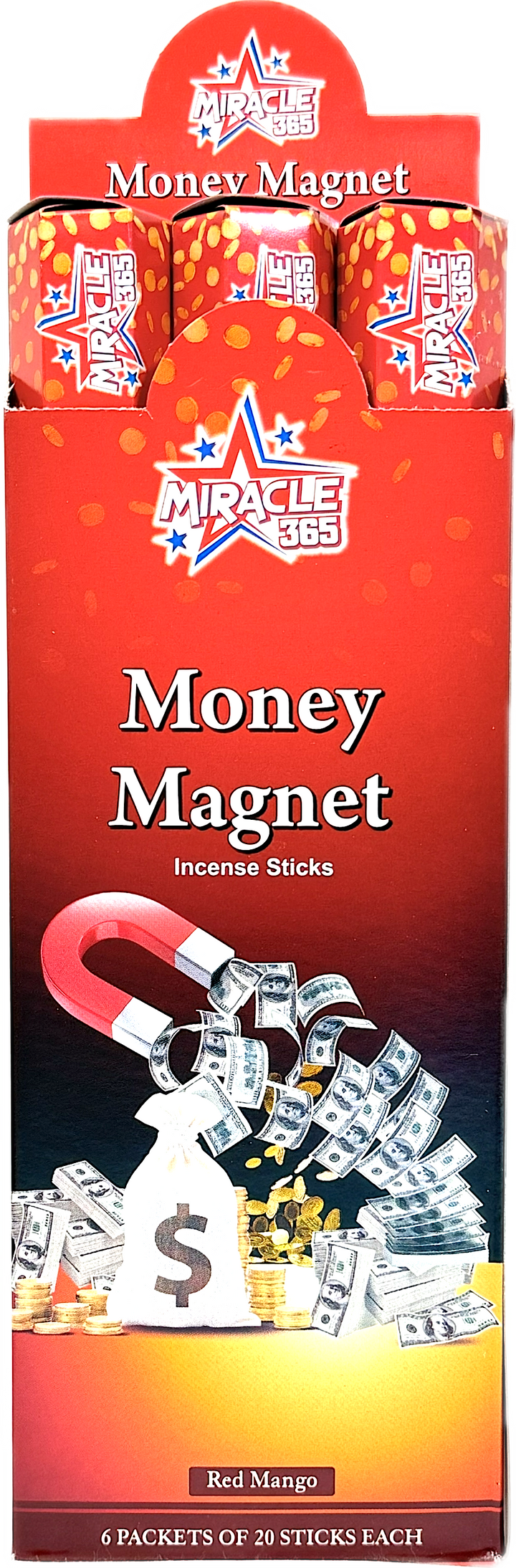 Miracle 365 Money Magnet (6 tubes of 20 sticks) - view 2