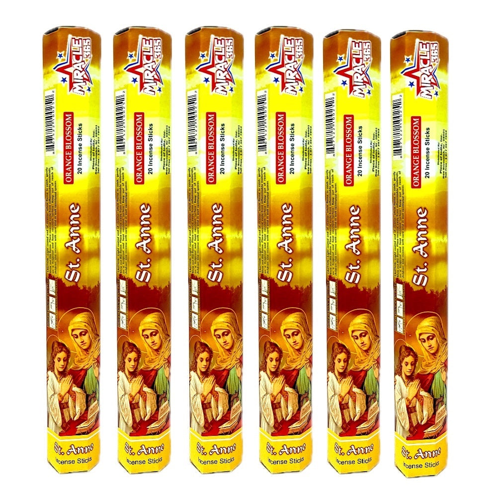 Miracle 365 St. Anne Incense (20 sticks * 6 tubes) 10 Packs - view 2