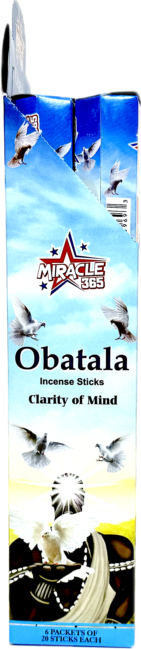 Miracle 365 Obatala Incense (6 tubes of 20 sticks) Frag Linen - view 2