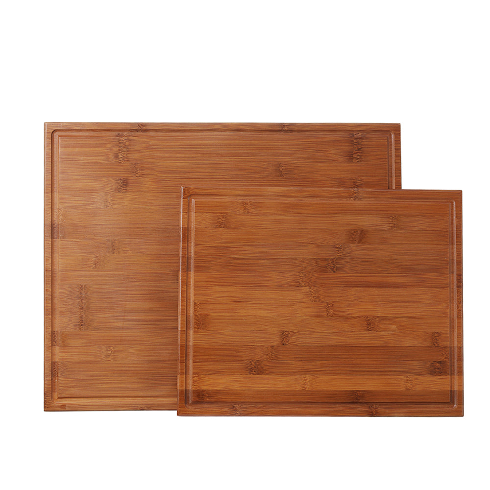 Cutting Board Set of 2 15 Inch and 12 Inch Dark Bamboo Set - view 2
