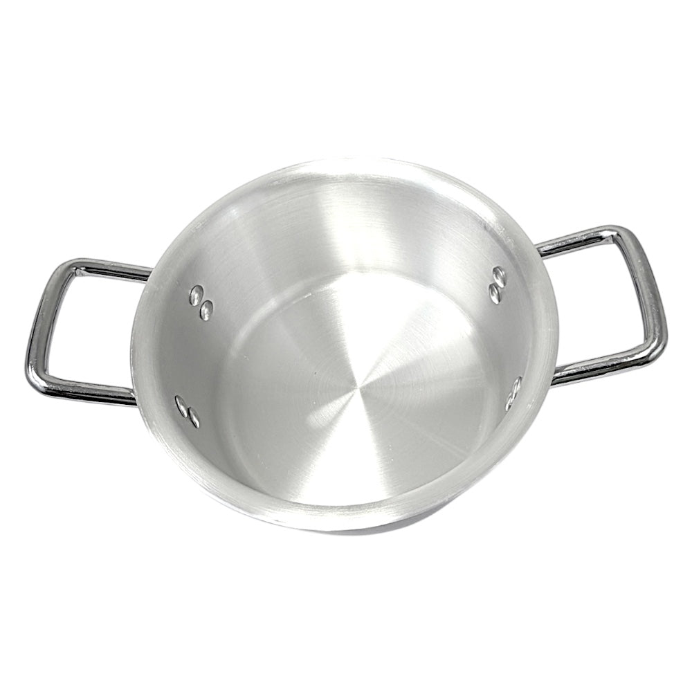 Aluminum Pot Wit Lid4.0 QT 3.8L 3mm Thick W: 8.75 Inch H4 Inch - view 3