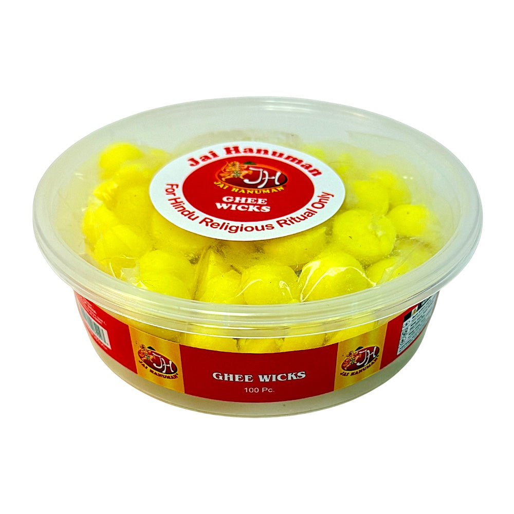 Round ghee wicks, pack of 100 - Large