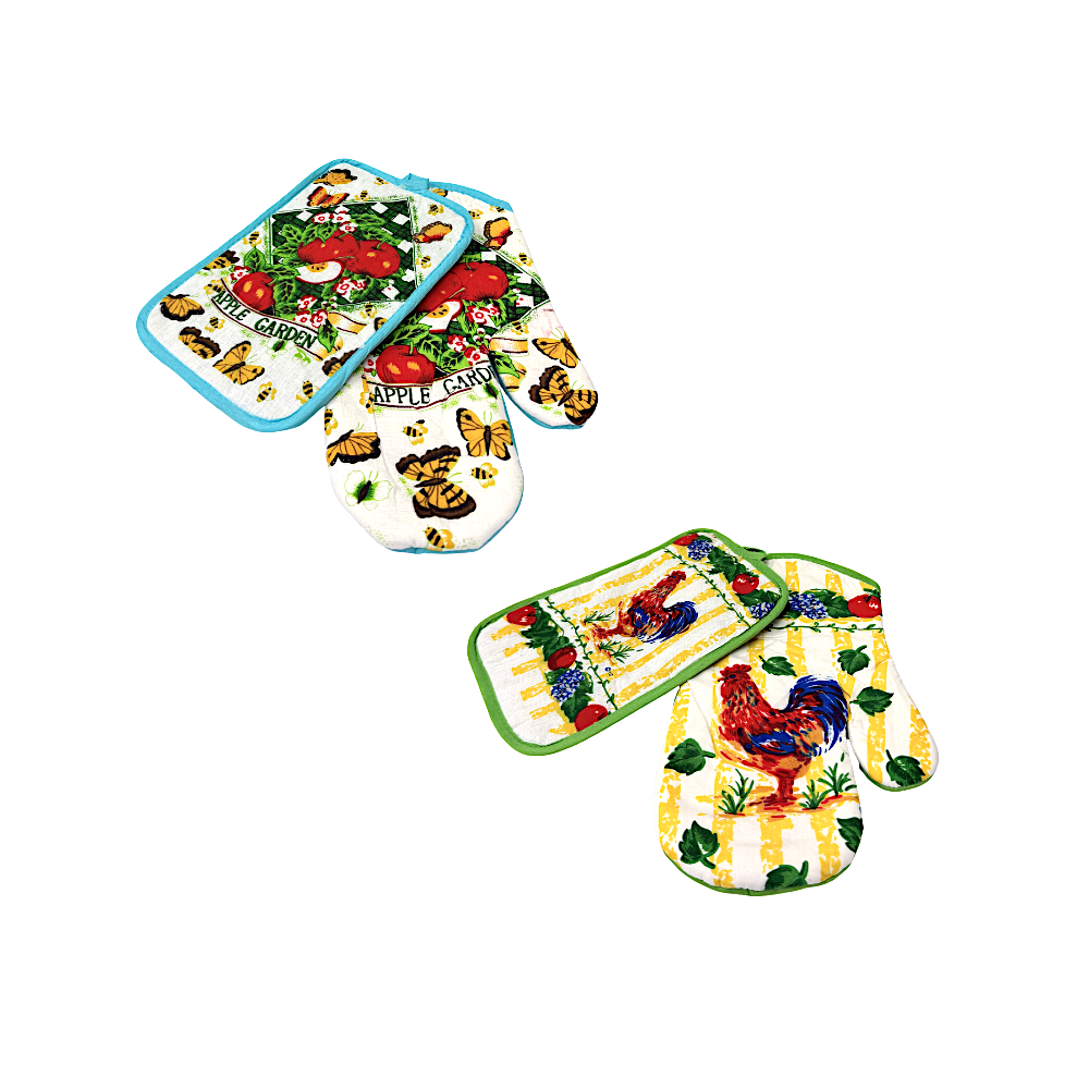 Set of Oven Mitt and Pot Holder*12 56 - view 2