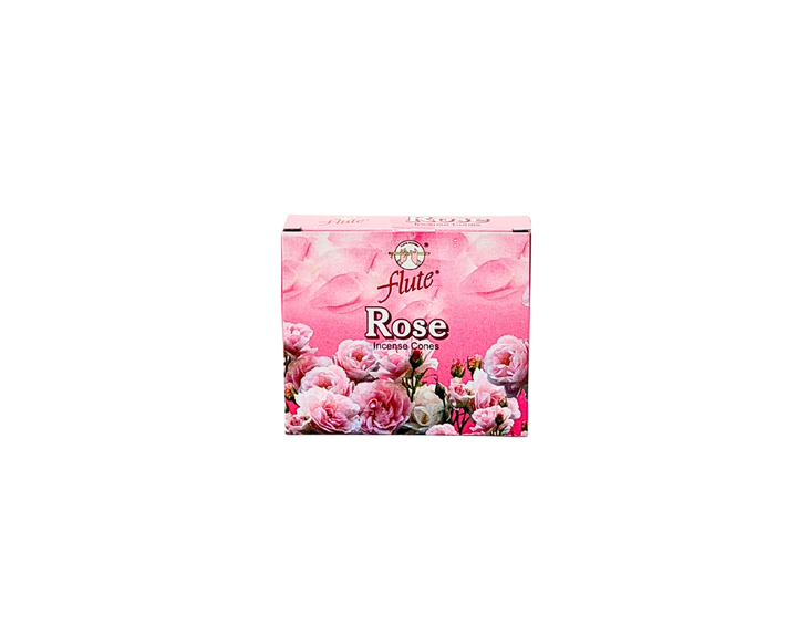 Flute Brand Incense Cones Rose*12pc - view 2