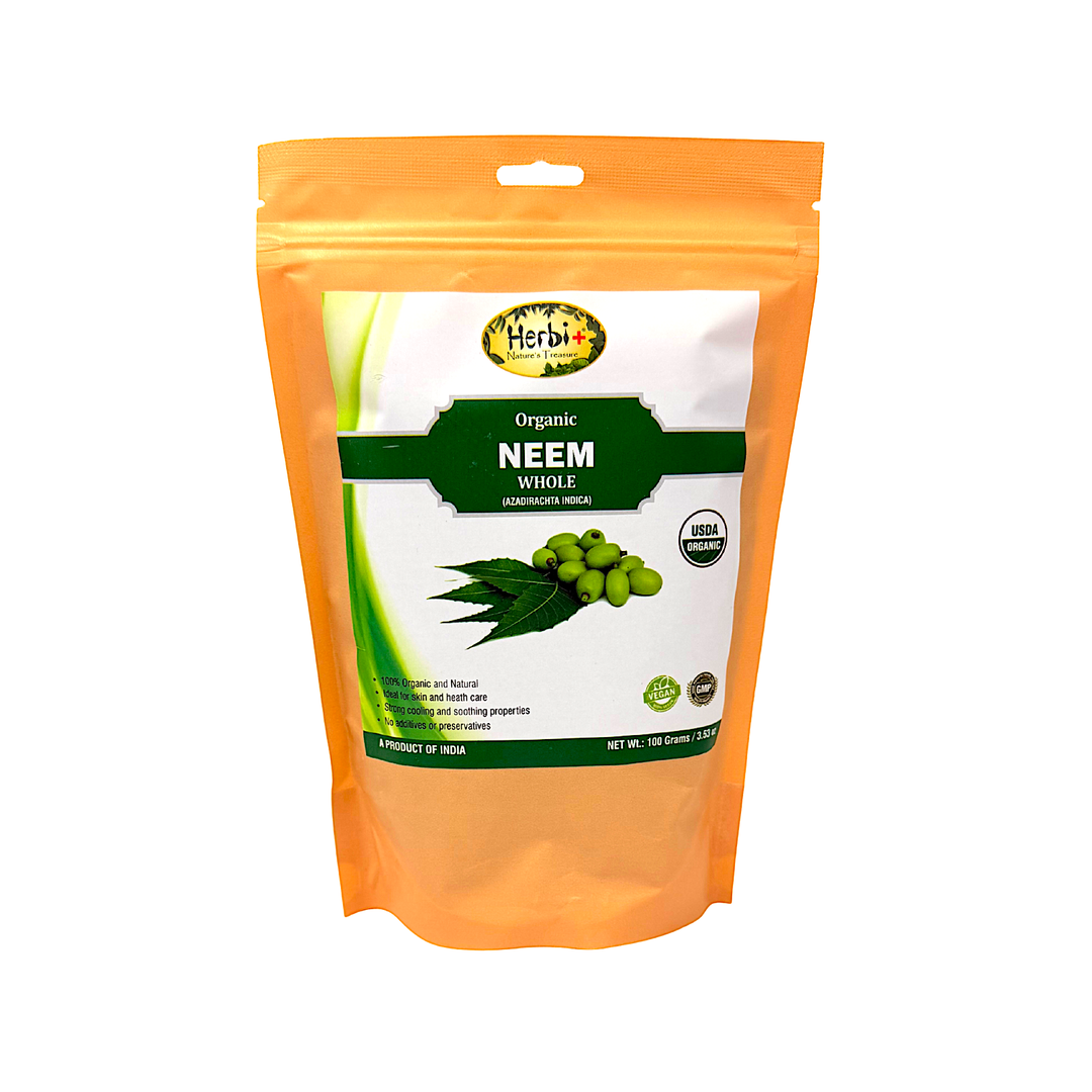 Herbi+ Organic Neem Leaves Whole 3.53 oz