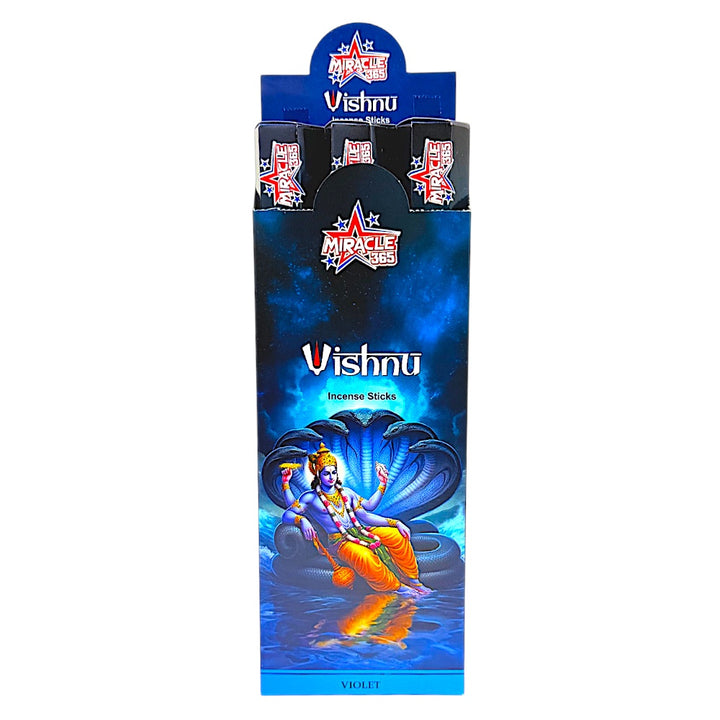 Miracle 365 Vishnu (6 tubes of 20 incense sticks each)