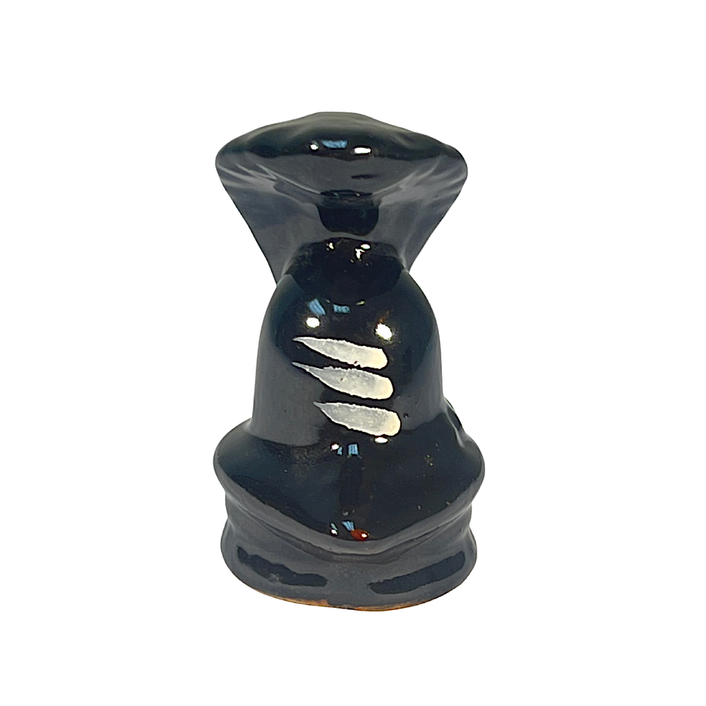 Shivling Ceramic 3 Inch with Nagraaj