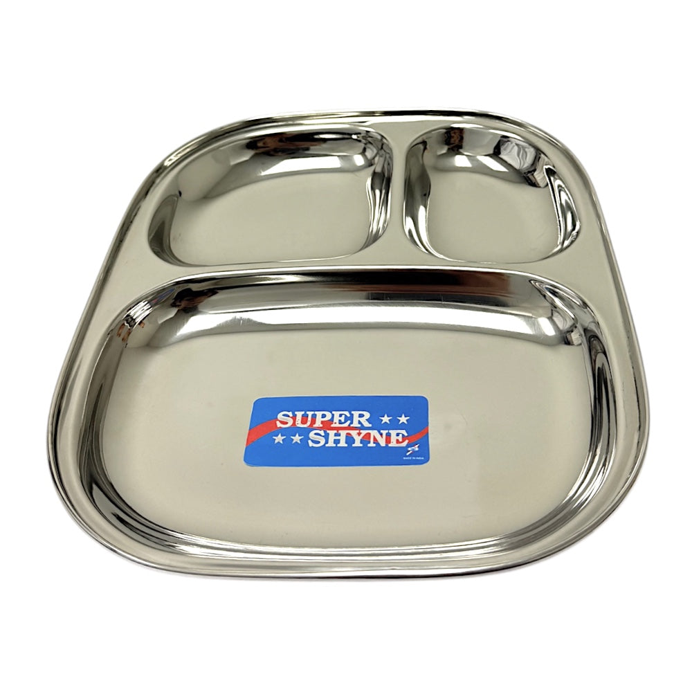 Lunch Tray Junior L 10.75 Inch W 9.5 Inch 3 Sectional